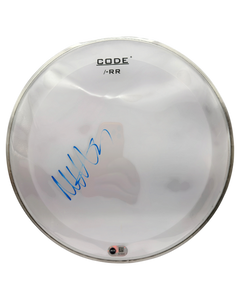 MATTY HEALY THE 1975 SIGNED 12" DRUMSKIN (ACG CERT AG18044)-1