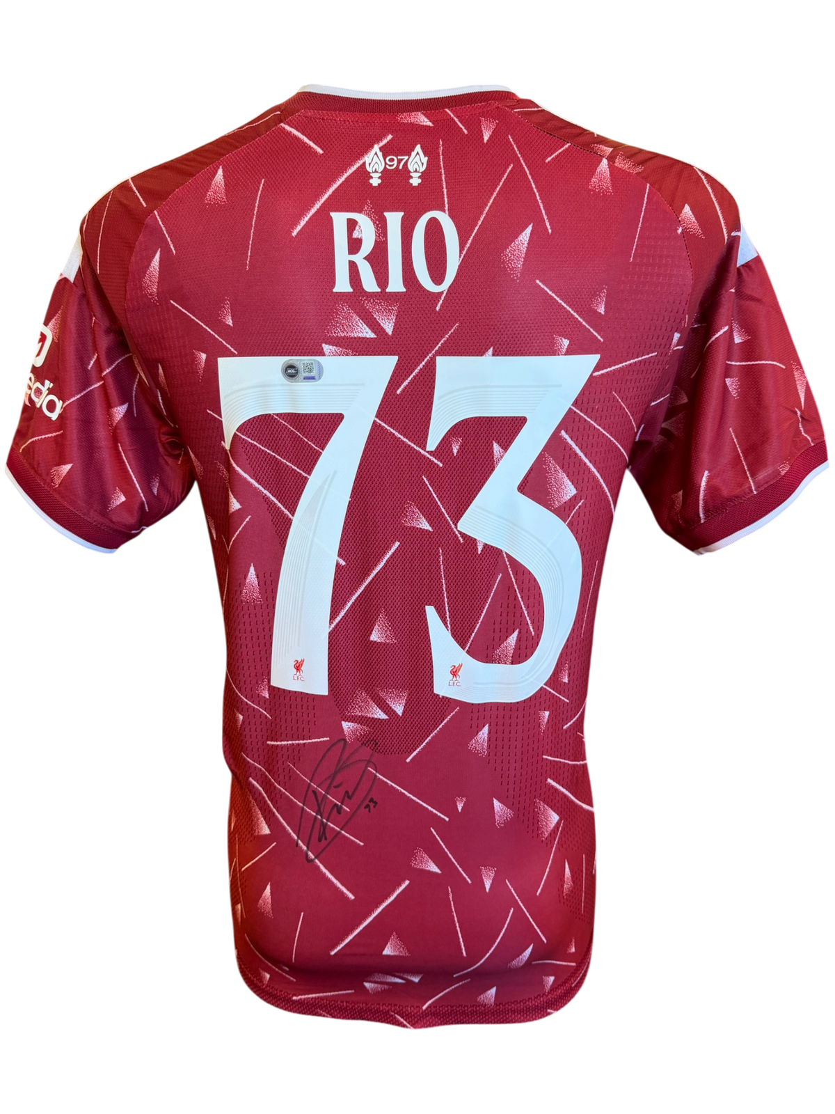 RIO NGUMOHA SIGNED LIVERPOOL 26/27 HOME SHIRT (ACG CERT AG136126)-1