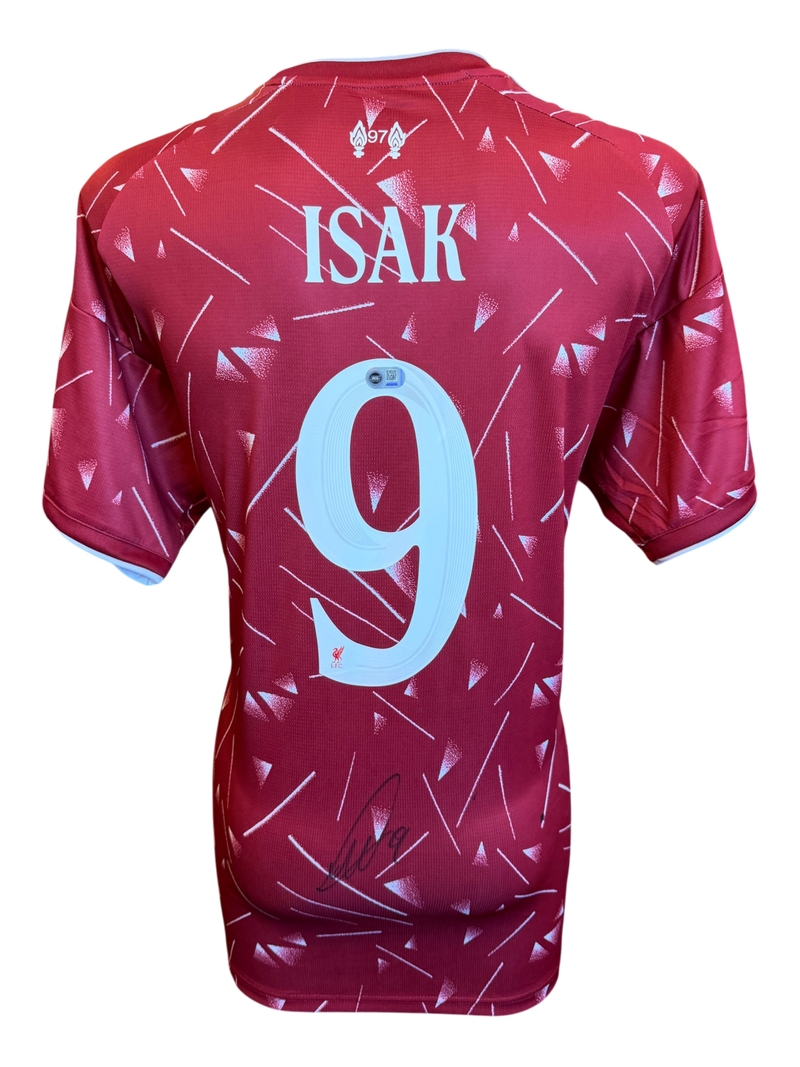 ALEXANDER ISAK SIGNED LIVERPOOL 26/27 HOME SHIRT (ACG CERT AG136131)-1