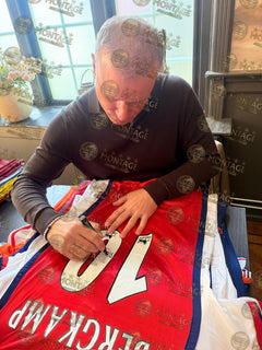 DENNIS BERGKAMP SIGNED ARSENAL FC 1998/00 HOME SHIRT (ACG WITNESS AG46512)-2