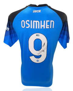 VICTOR OSIMHEN SIGNED SSC NAPOLI 22/23 HOME SERIE A WINNERS SHIRT (ACG CERT AG18100)-1