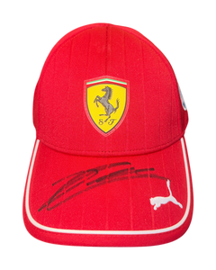 CHARLES LECLERC SIGNED FERRARI PUMA 2025 FORMULA 1 CAP (ACG CERT AG18804)-1