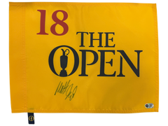 MATT FITZPATRICK SIGNED 150TH OPEN ANNIVERSARY PIN FLAG (ACG CERT AG17647)-1
