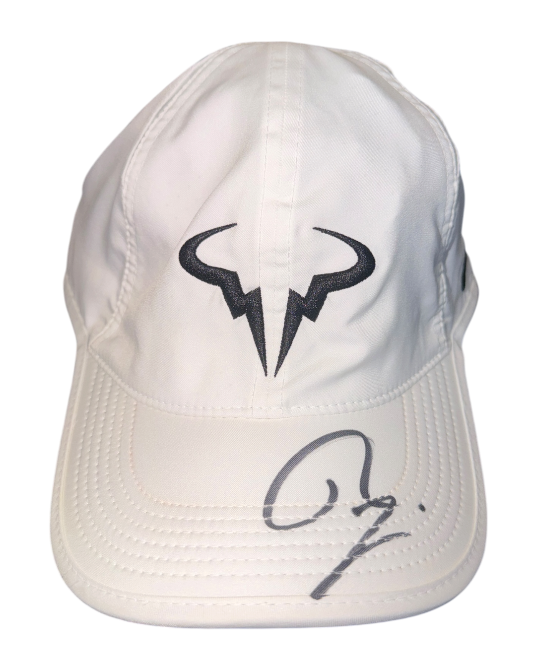 RAFAEL NADAL SIGNED WHITE NADAL NIKE TENNIS CAP (ACG CERT AG17612)
