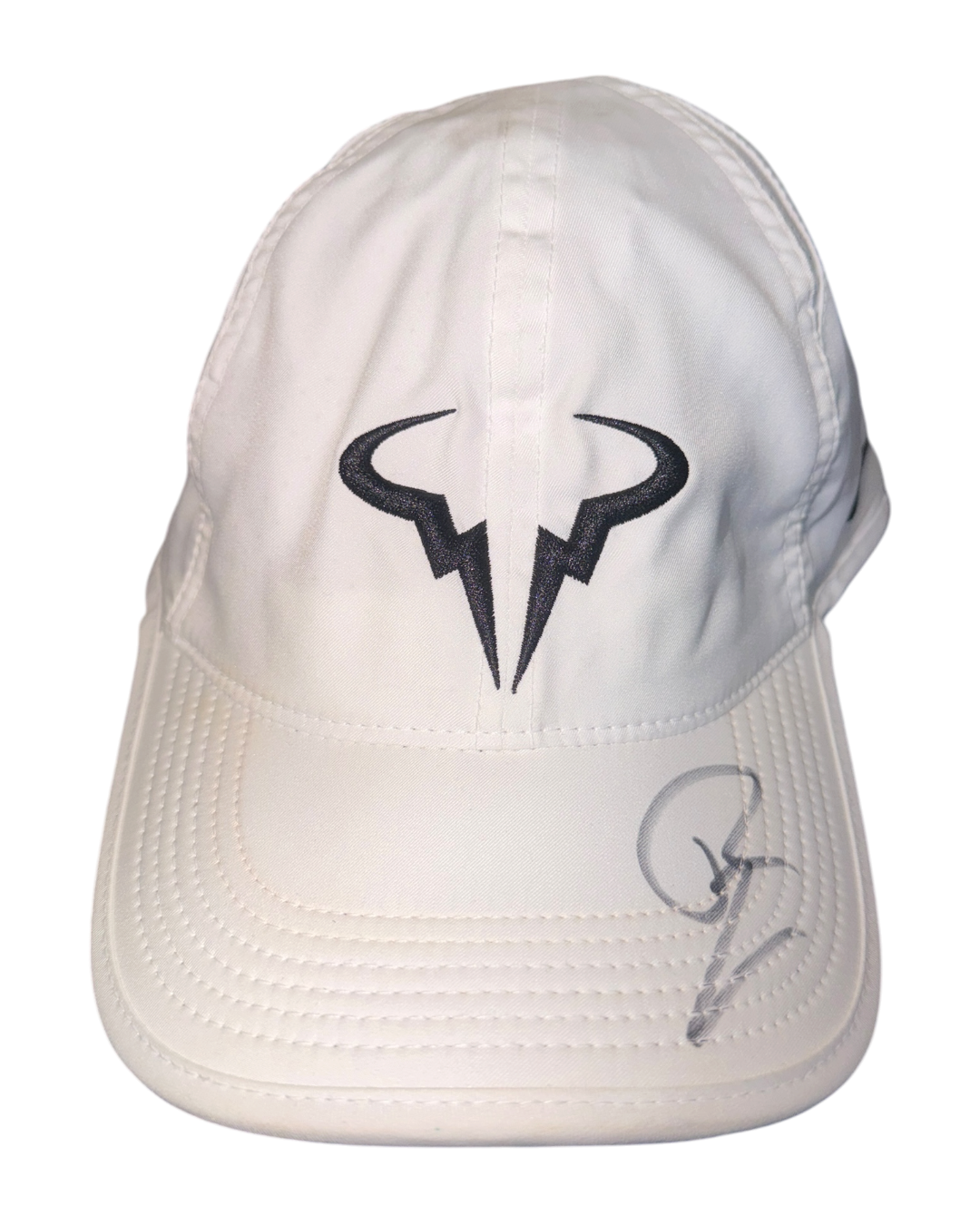 RAFAEL NADAL SIGNED WHITE NADAL NIKE TENNIS CAP (ACG CERT AG17613)