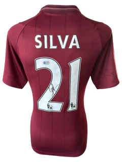 DAVID SILVA SIGNED MANCHESTER CITY 2012/13 AWAY SHIRT (ACG CERT AG136161)-1