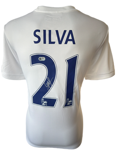 DAVID SILVA SIGNED MANCHESTER CITY 2013/14 THIRD SHIRT (ACG CERT AG136165)-1