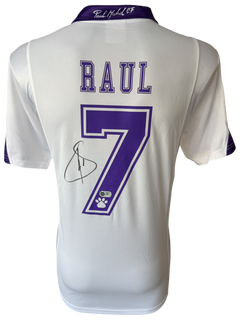 RAUL SIGNED REAL MADRID 1997/98 HOME SHIRT (ACG CERT AG136181)-1