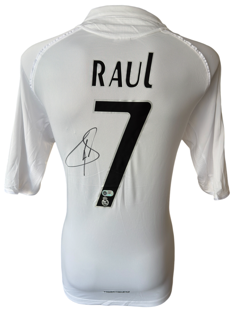 RAUL SIGNED REAL MADRID 2005/06 HOME SHIRT (ACG CERT AG136183)-1