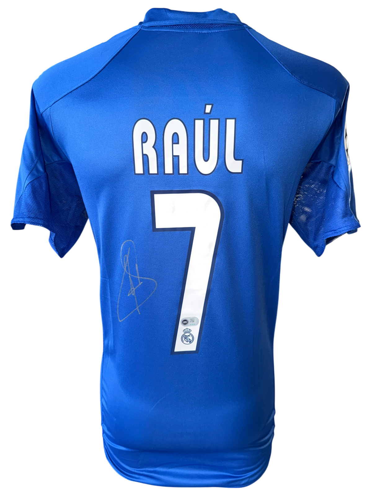 RAUL SIGNED REAL MADRID 2004/05 THIRD SHIRT (ACG CERT AG136185)