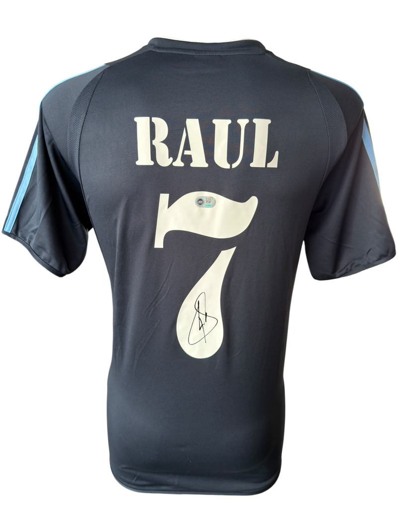 RAUL SIGNED REAL MADRID 2003/04 AWAY SHIRT (ACG CERT AG136188)-1