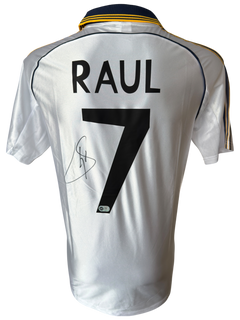 RAUL SIGNED REAL MADRID 1999/00 HOME SHIRT (ACG CERT AG136191)-1