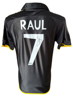 RAUL SIGNED REAL MADRID 1999/00 UCL FINAL AWAY SHIRT (ACG CERT AG136194)-1