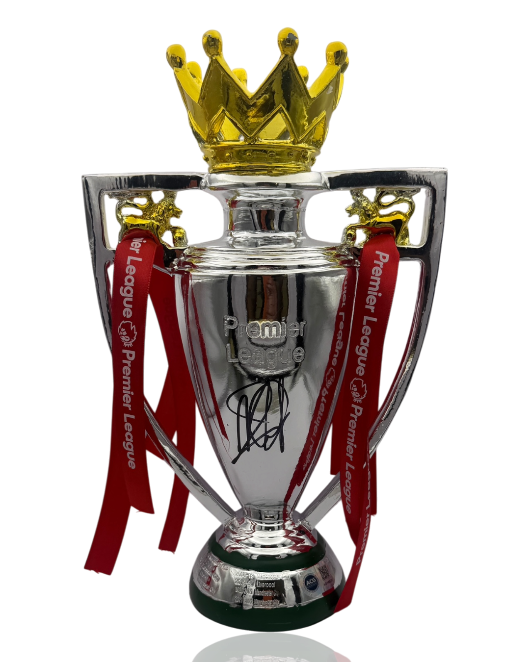 ARNE SLOT SIGNED LIVERPOOL FC PREMIER LEAGUE TROPHY 32CM (ACG CERT AG18830)-1