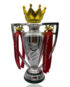 MO SALAH SIGNED LIVERPOOL FC REPLICA PREMIER LEAGUE TROPHY 32CM (ACG CERT AG18831)-1