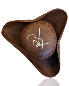 JOHNNY DEPP SIGNED PIRATES OF THE CARIBBEAN PIRATE HAT (ACG CERT AG18840)-1