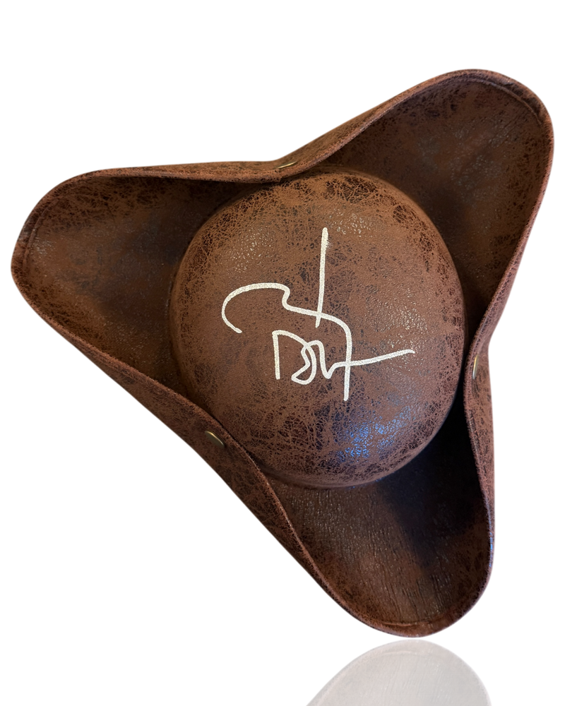 JOHNNY DEPP SIGNED PIRATES OF THE CARIBBEAN PIRATE HAT (ACG CERT AG18840)-1