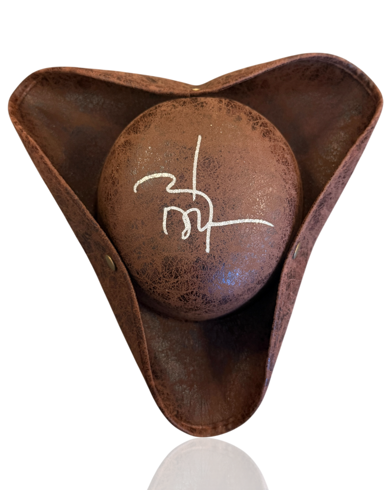 JOHNNY DEPP SIGNED PIRATES OF THE CARIBBEAN PIRATE HAT (ACG CERT AG18841)-1