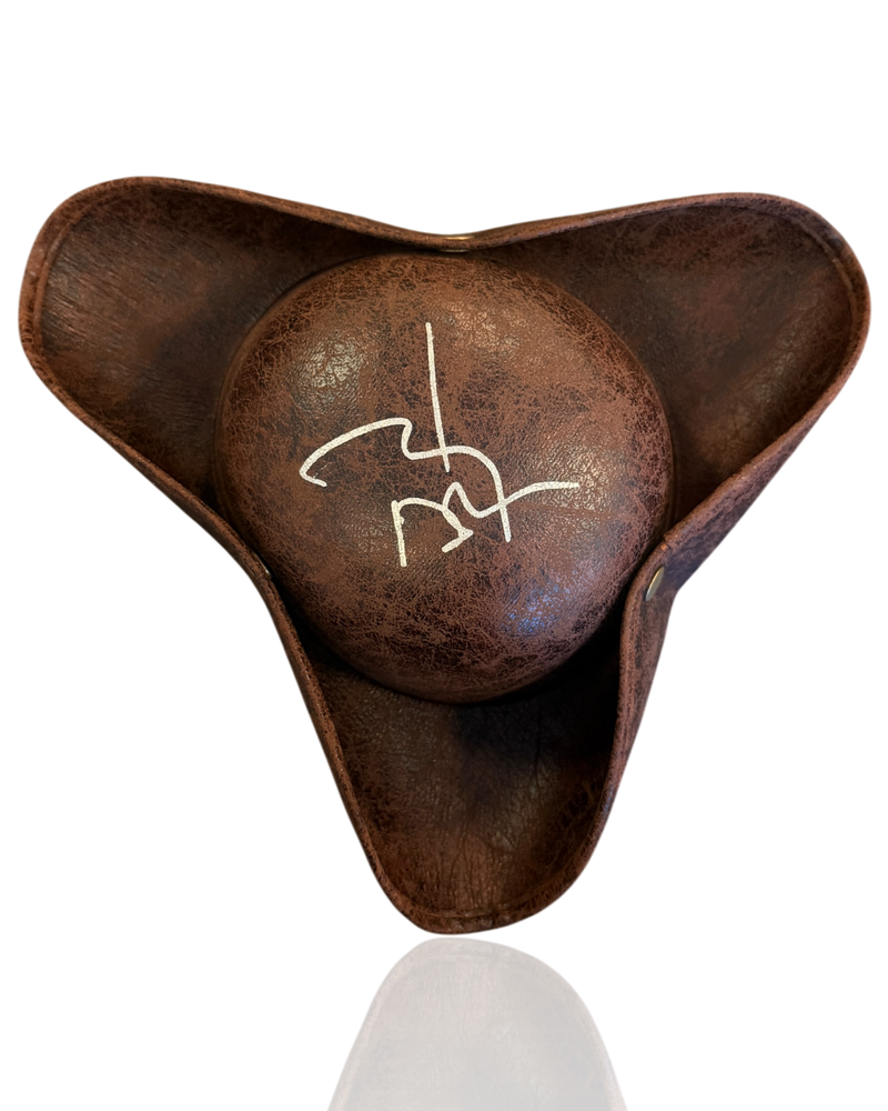JOHNNY DEPP SIGNED PIRATES OF THE CARIBBEAN PIRATE HAT (ACG CERT AG18843)-1