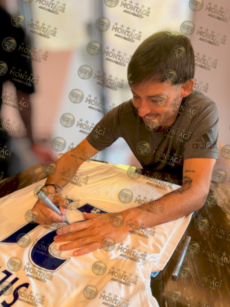 DAVID SILVA SIGNED MANCHESTER CITY 2013/14 THIRD SHIRT (ACG CERT AG136165)-2