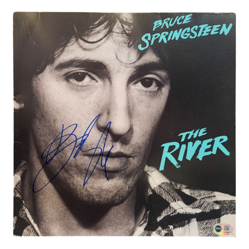 BRUCE SPRINGSTEEN SIGNED THE RIVER VINYL LP (ACG CERT AG18869)-1