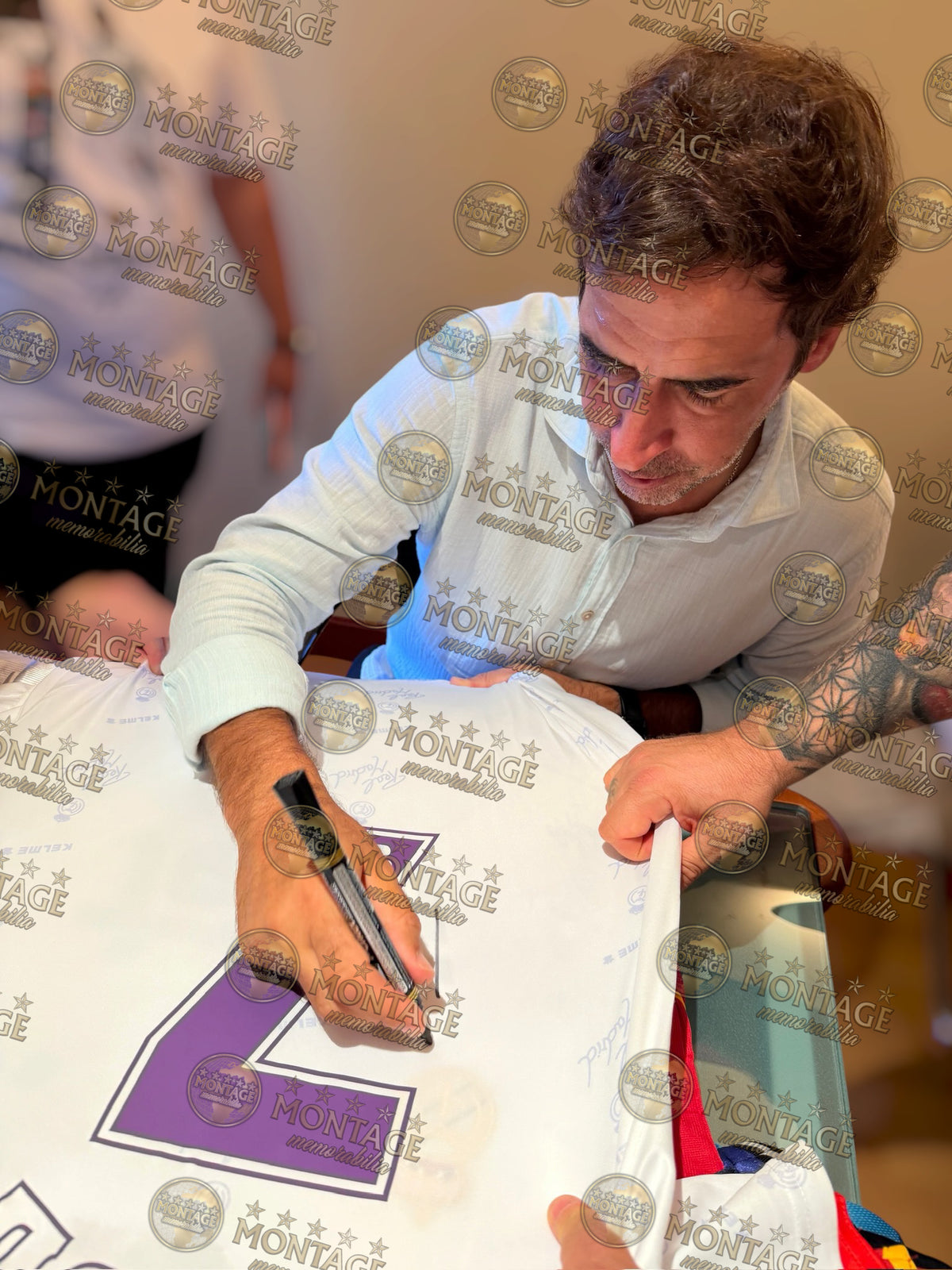 RAUL SIGNED REAL MADRID 1994/96 HOME SHIRT (ACG CERT AG136182)-2