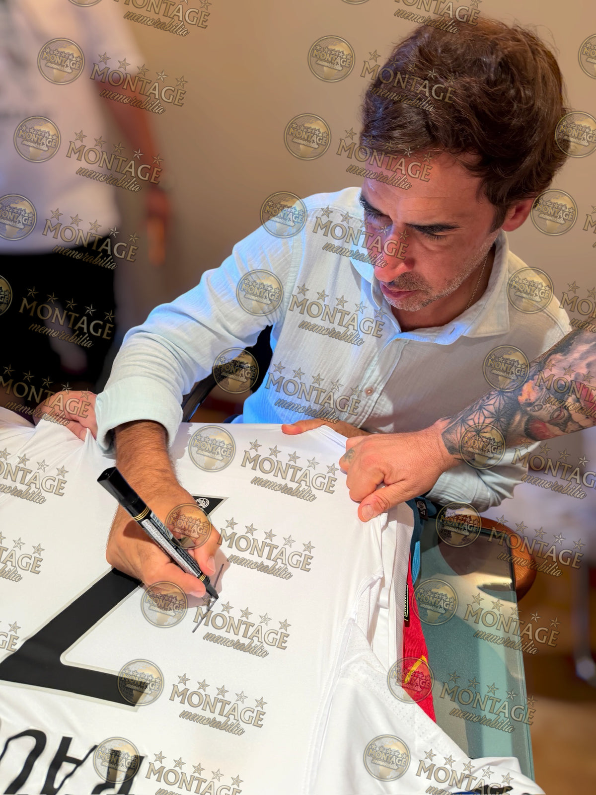 RAUL SIGNED REAL MADRID 2005/06 HOME SHIRT (ACG CERT AG136183)-2