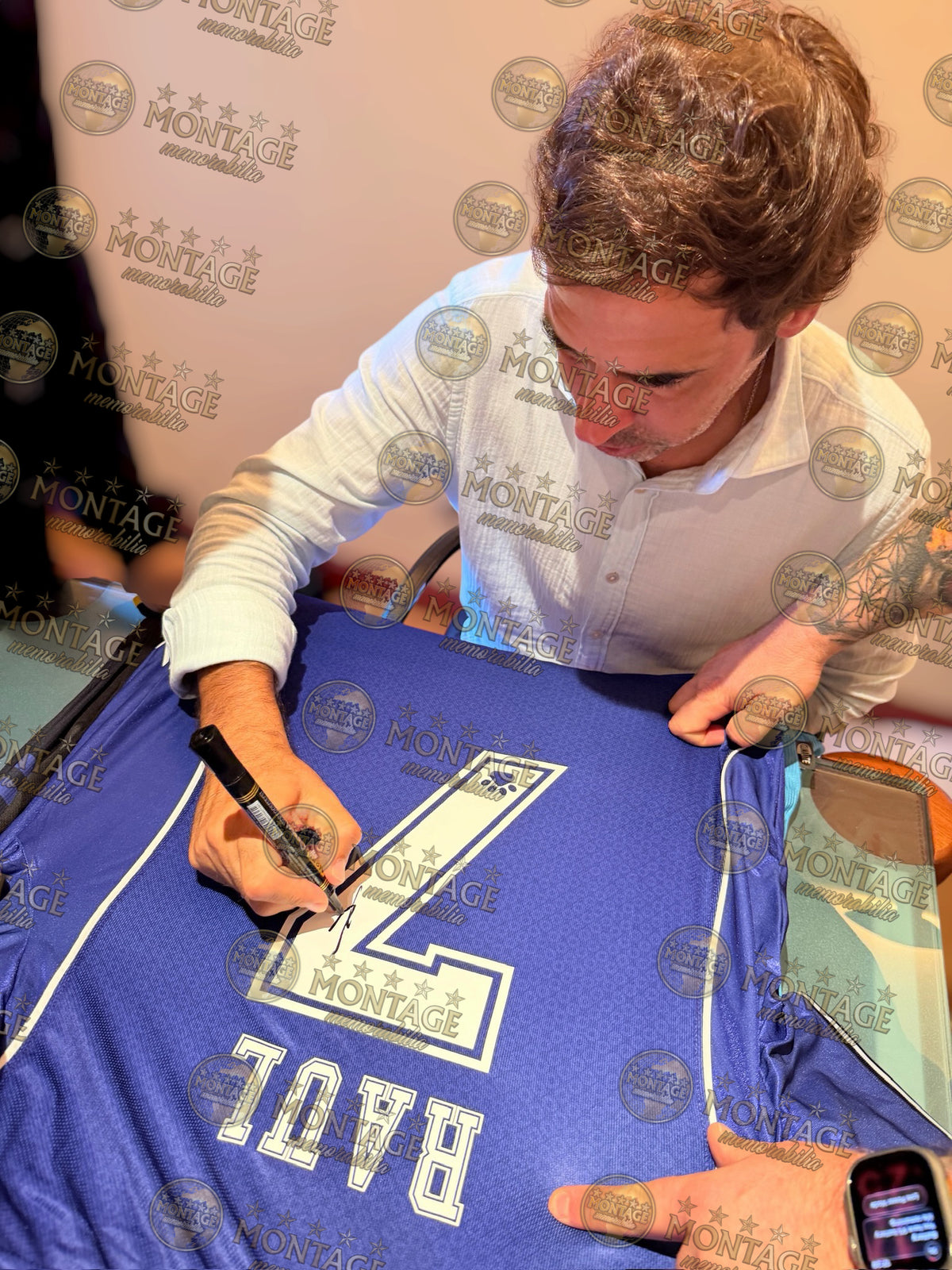 RAUL SIGNED REAL MADRID 1997/98 AWAY SHIRT (ACG CERT AG136189)-2