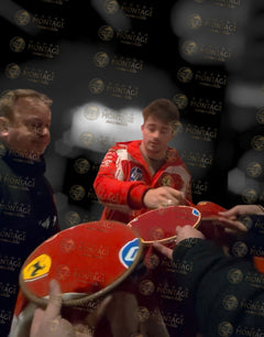 CHARLES LECLERC SIGNED FERRARI PUMA 2025 FORMULA 1 T-SHIRT (ACG CERT AG17770)-3