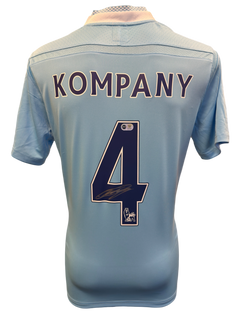 VINCENT KOMPANY SIGNED MANCHESTER CITY 2011/12 HOME SHIRT (ACG CERT AG19435)-1