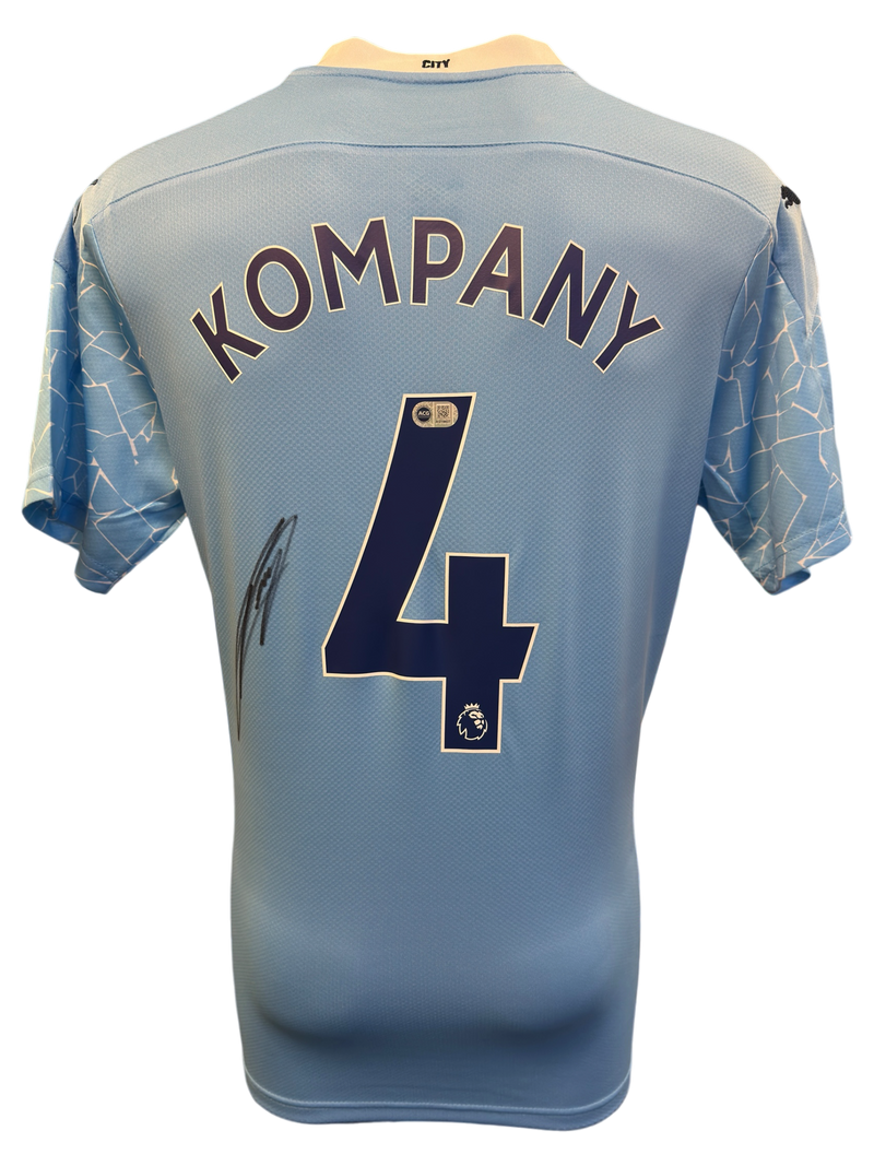 VINCENT KOMPANY SIGNED MANCHESTER CITY 2020/21 HOME SHIRT (ACG CERT AG19437)-1