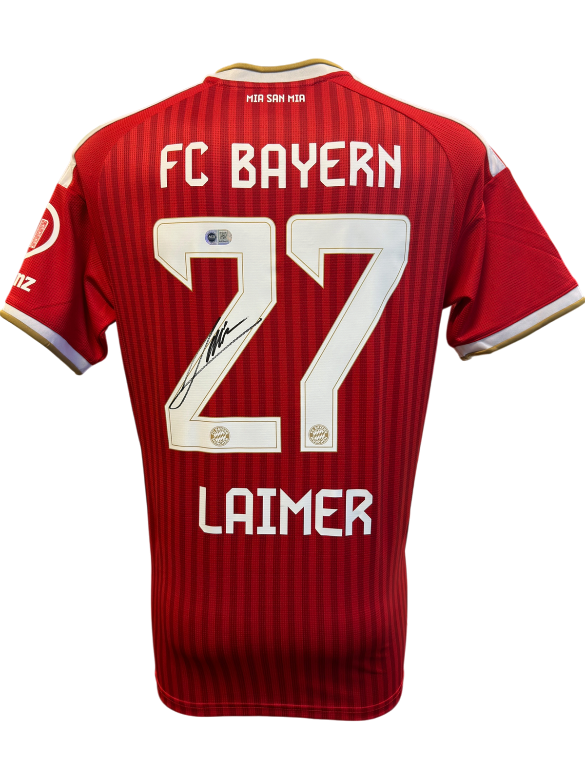 KONRAD LAIMER SIGNED FC BAYERN MUNICH 2026/27 HOME SHIRT (ACG CERT AG19441)-1