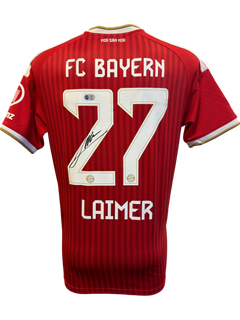 KONRAD LAIMER SIGNED FC BAYERN MUNICH 2026/27 HOME SHIRT (ACG CERT AG19441)-1