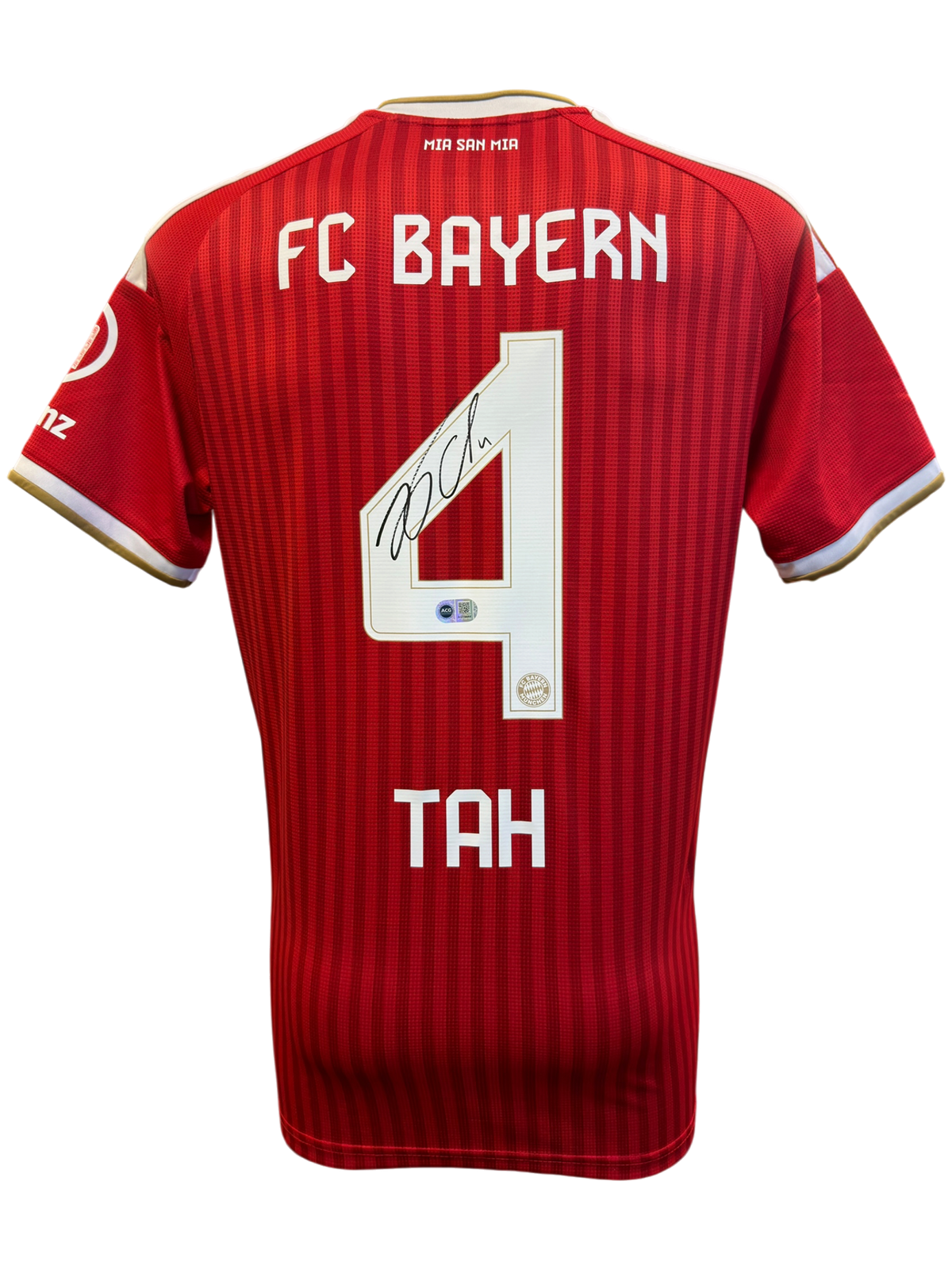 JONATHAN TAH SIGNED FC BAYERN MUNICH 2026/27 HOME SHIRT (ACG CERT AG19444)