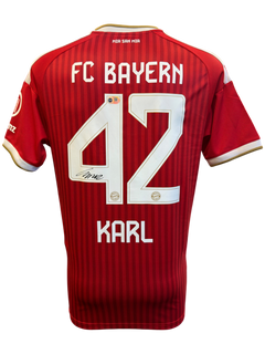 LENNART KARL SIGNED FC BAYERN MUNICH 2026/27 HOME SHIRT (ACG CERT AG19448)-1