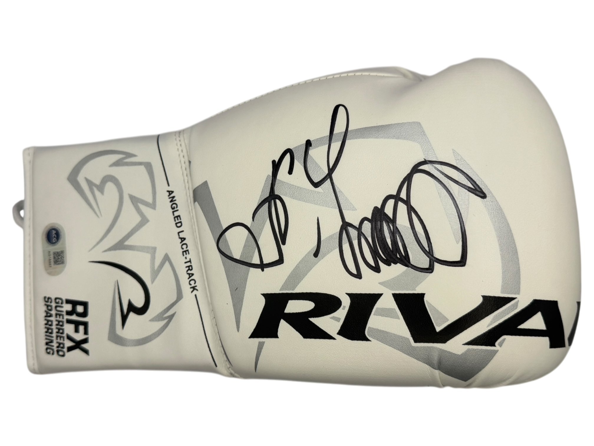 OLEKSANDR USYK SIGNED WHITE RIVAL BOXING GLOVE UNDISPUTED CHAMP (ACG CERT AG18887)