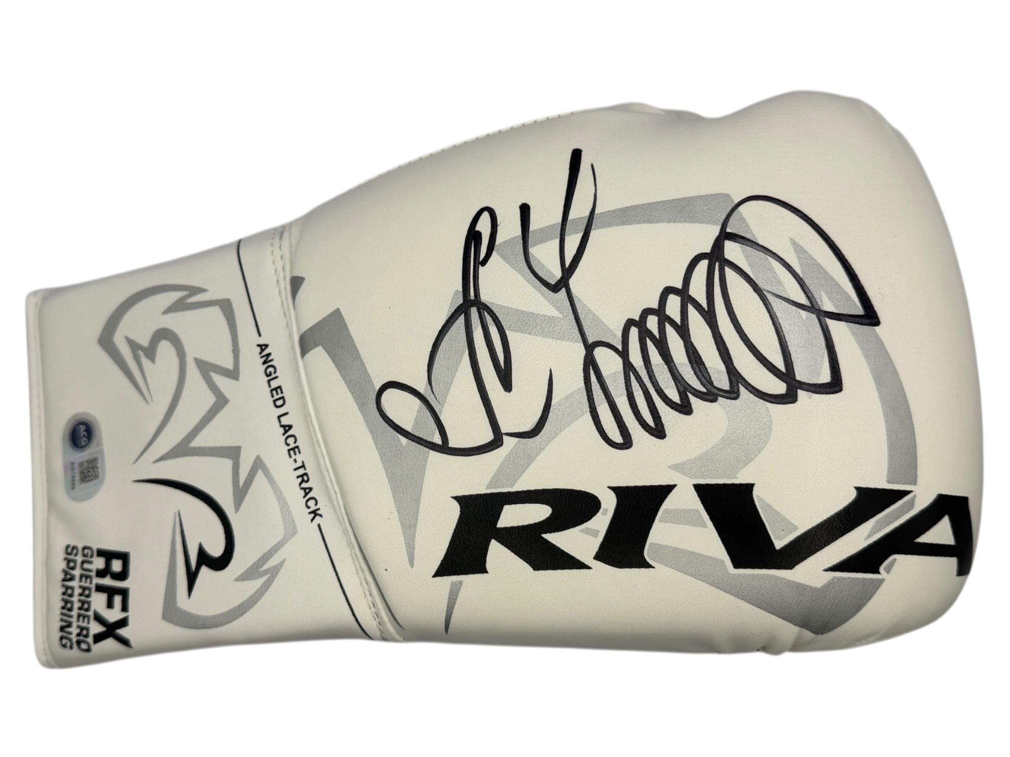 OLEKSANDR USYK SIGNED WHITE RIVAL BOXING GLOVE UNDISPUTED CHAMP (ACG CERT AG18889)