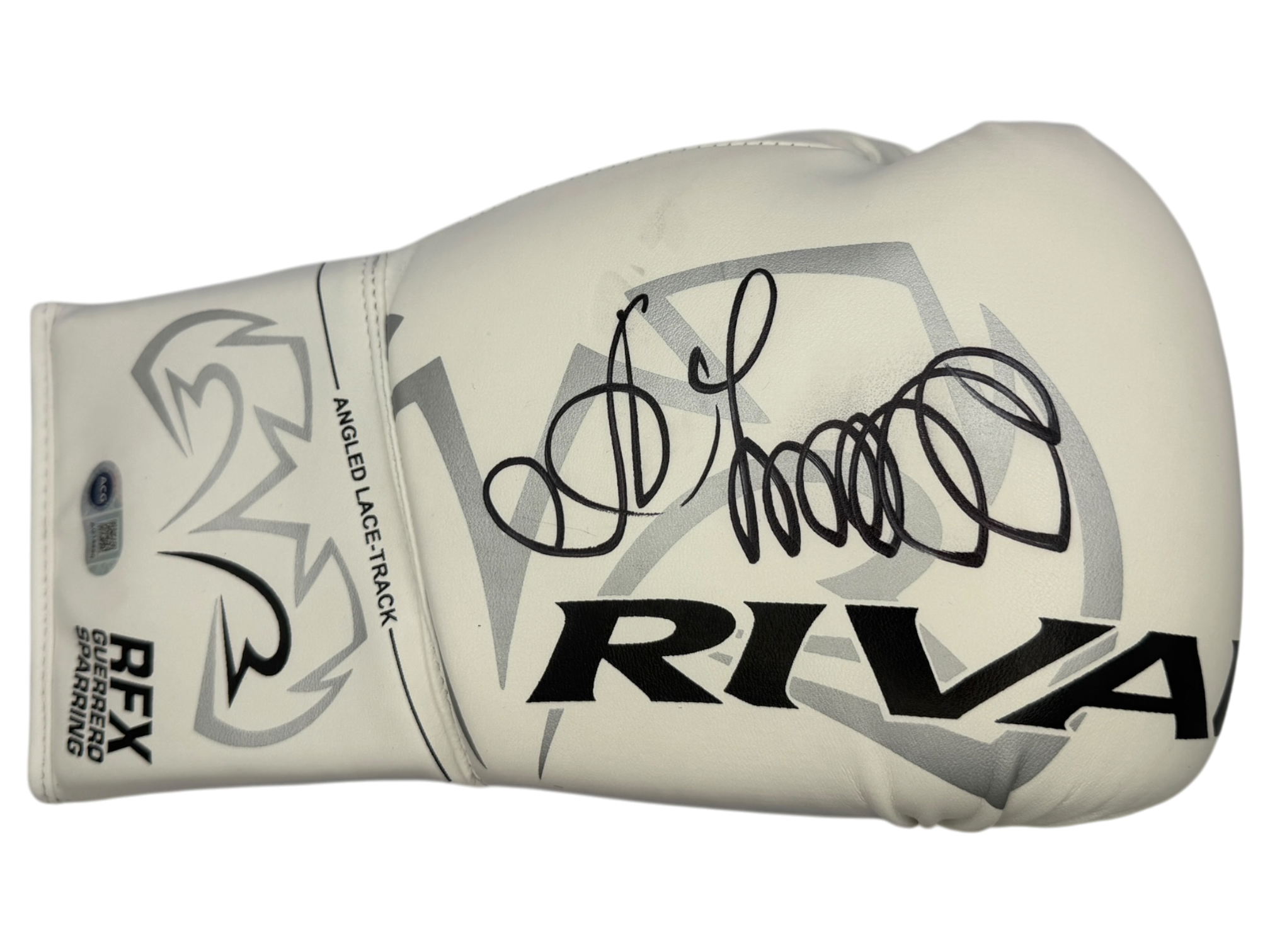 OLEKSANDR USYK SIGNED WHITE RIVAL BOXING GLOVE UNDISPUTED CHAMP (ACG CERT AG18890)