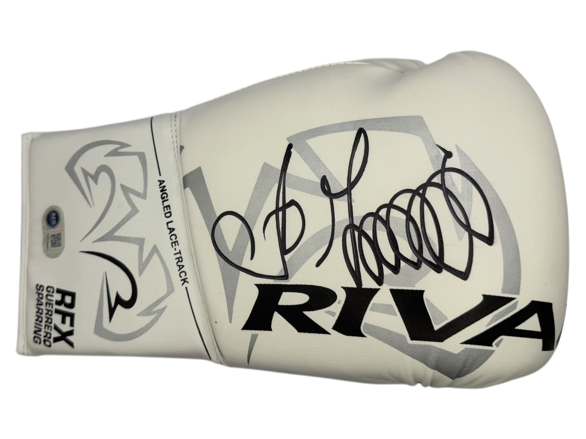 OLEKSANDR USYK SIGNED WHITE RIVAL BOXING GLOVE UNDISPUTED CHAMP (ACG CERT AG18891)-1