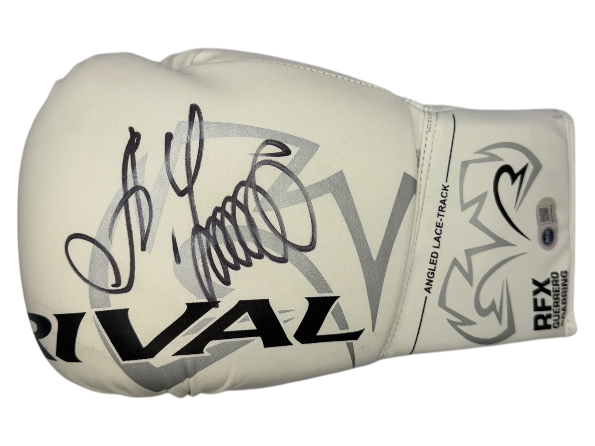 OLEKSANDR USYK SIGNED WHITE RIVAL BOXING GLOVE UNDISPUTED CHAMP (ACG CERT AG18892)-1