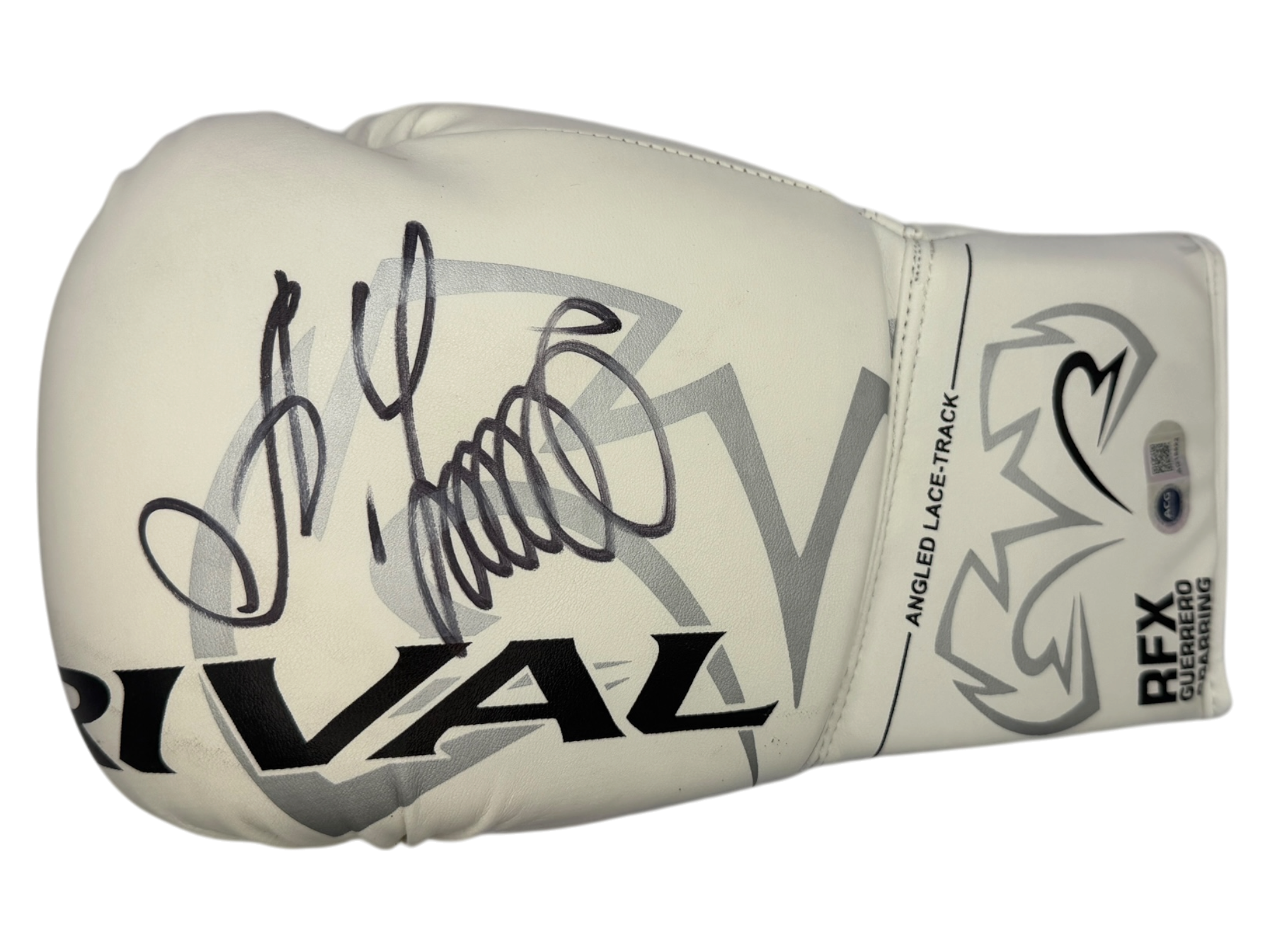 OLEKSANDR USYK SIGNED WHITE RIVAL BOXING GLOVE UNDISPUTED CHAMP (ACG CERT AG18892)