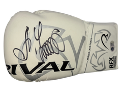 OLEKSANDR USYK SIGNED WHITE RIVAL BOXING GLOVE UNDISPUTED CHAMP (ACG CERT AG18892)-1