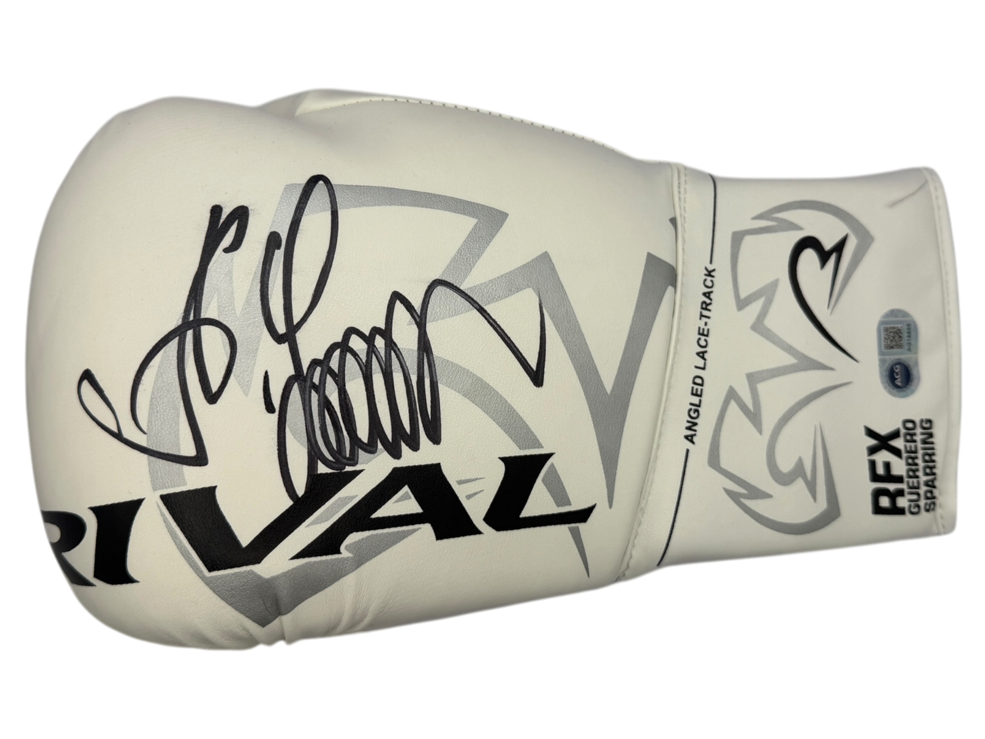 OLEKSANDR USYK SIGNED WHITE RIVAL BOXING GLOVE UNDISPUTED CHAMP (ACG CERT AG18895)-1