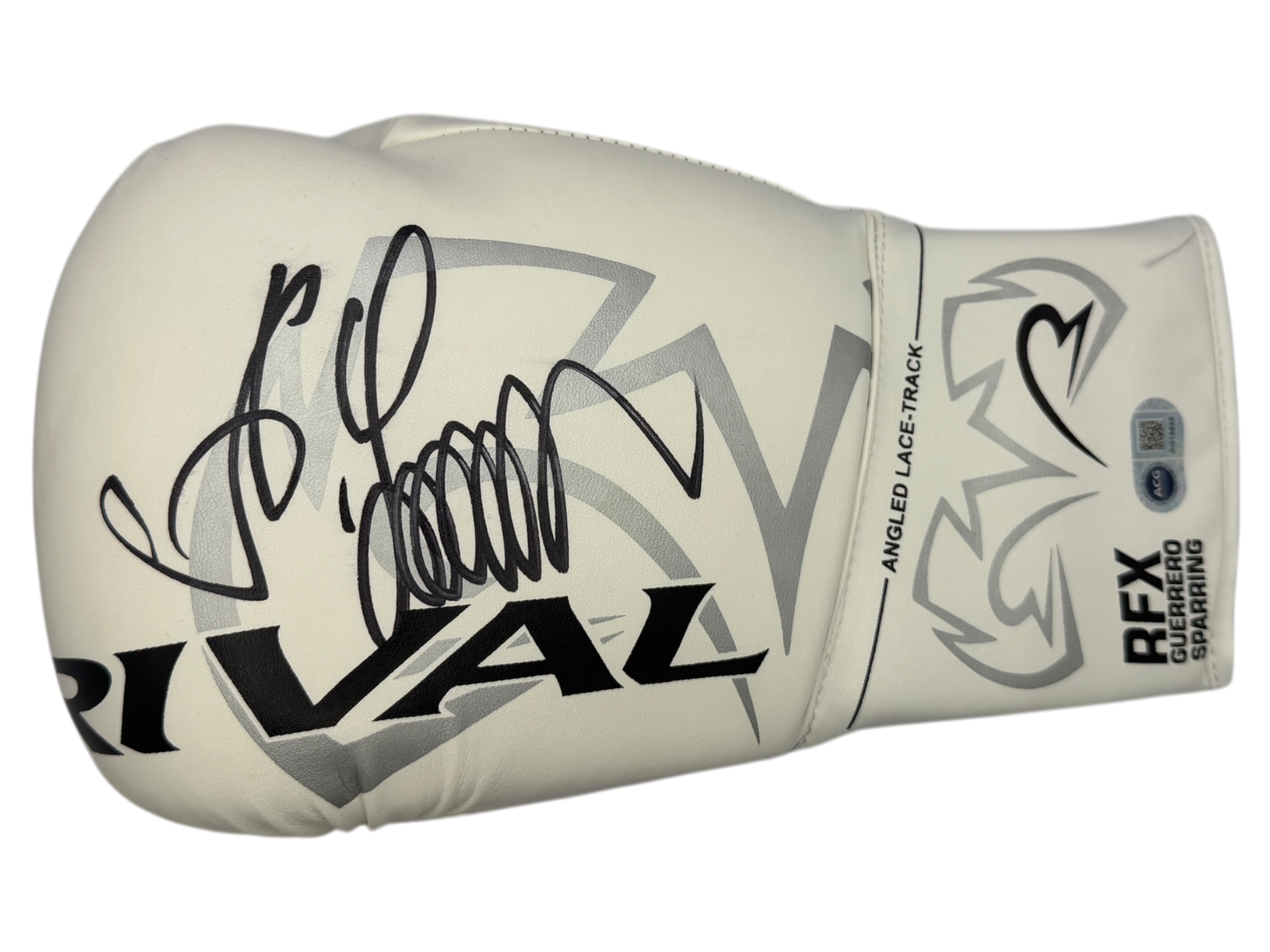 OLEKSANDR USYK SIGNED WHITE RIVAL BOXING GLOVE UNDISPUTED CHAMP (ACG CERT AG18895)