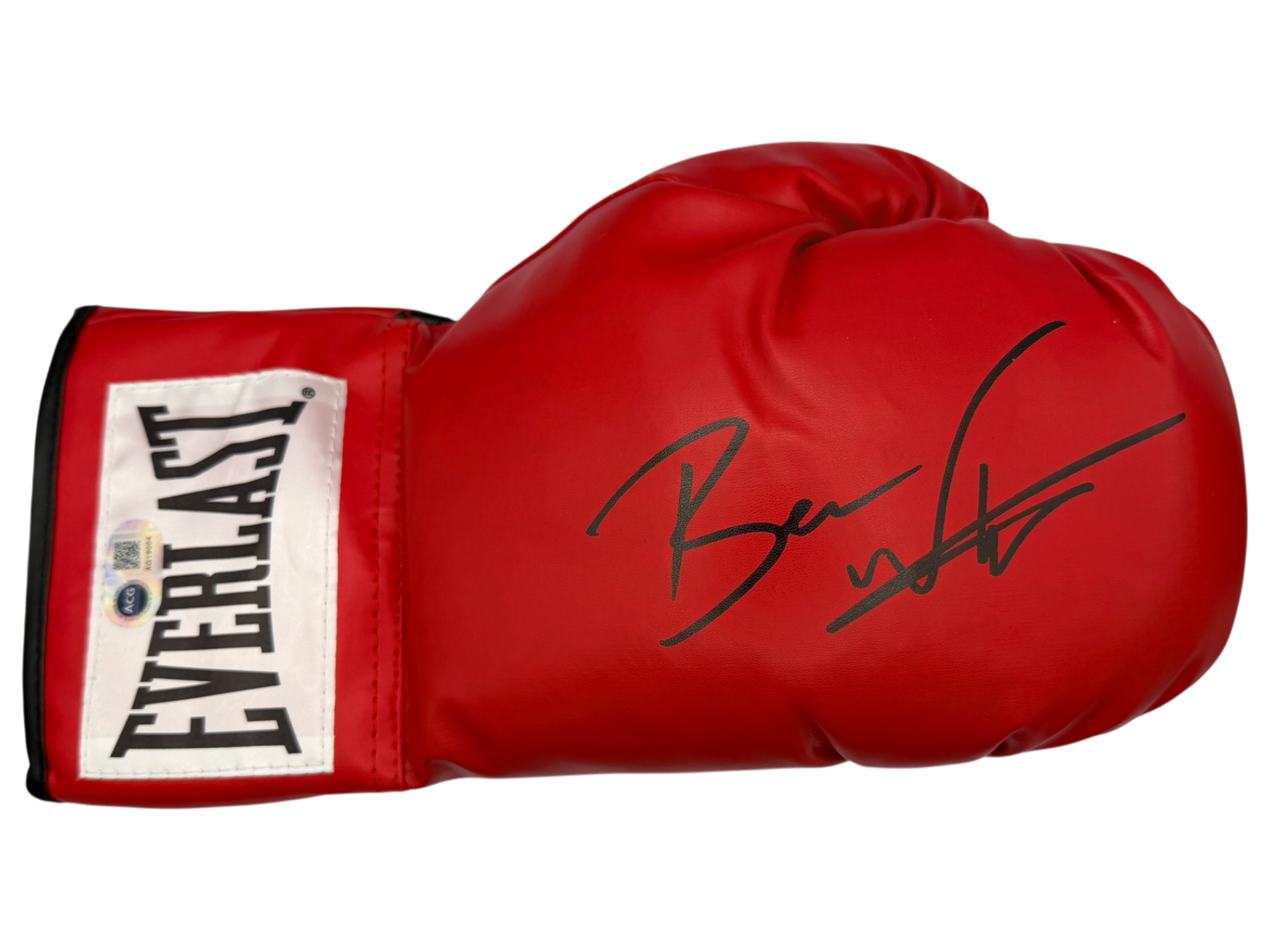 BEN WHITTAKER THE SURGEON SIGNED RED EVERLAST BOXING GLOVE (ACG CERT AG19004)-1