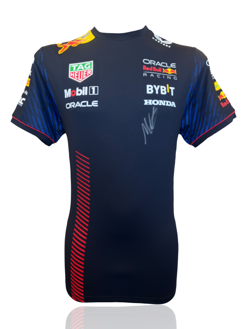 MAX VERSTAPPEN SIGNED RED BULL RACING ORACLE FORMULA 1 T-SHIRT (ACG CERT AG19012)-1