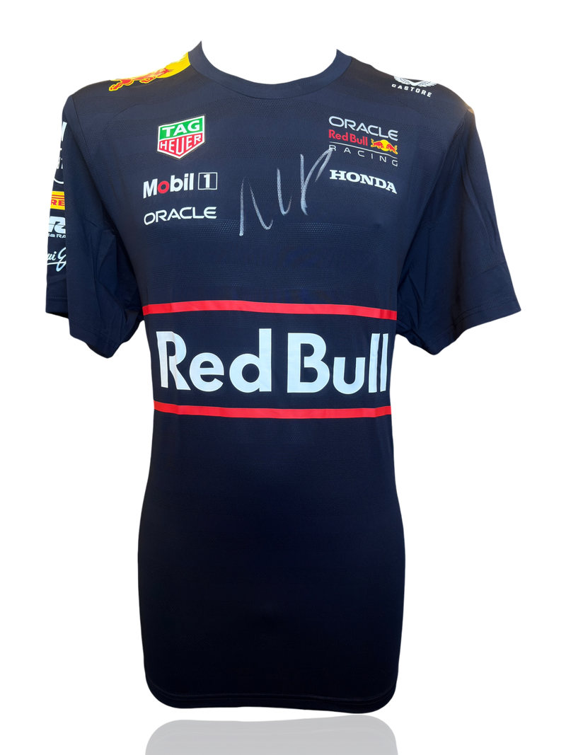 MAX VERSTAPPEN SIGNED RED BULL RACING ORACLE FORMULA 1 T-SHIRT (ACG CERT AG19014)-1