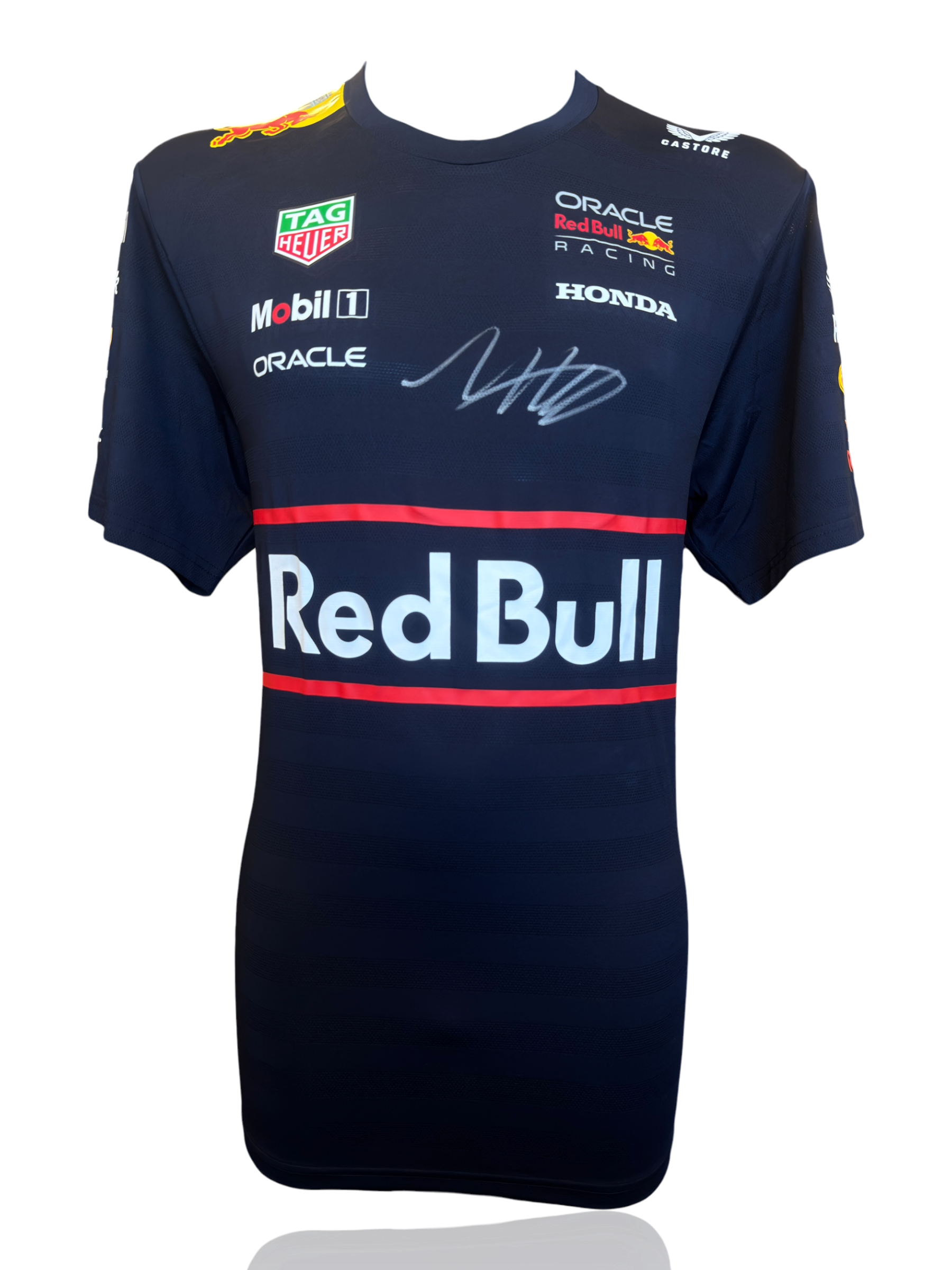 MAX VERSTAPPEN SIGNED RED BULL RACING ORACLE FORMULA 1 T-SHIRT (ACG CERT AG19015)-1