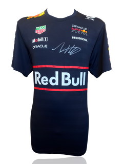 MAX VERSTAPPEN SIGNED RED BULL RACING ORACLE FORMULA 1 T-SHIRT (ACG CERT AG19015)-1