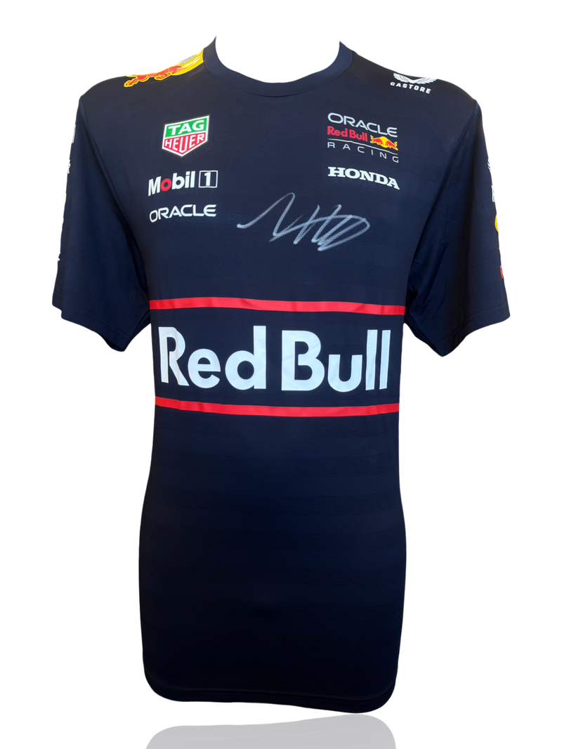 MAX VERSTAPPEN SIGNED RED BULL RACING ORACLE FORMULA 1 T-SHIRT (ACG CERT AG19015)-1